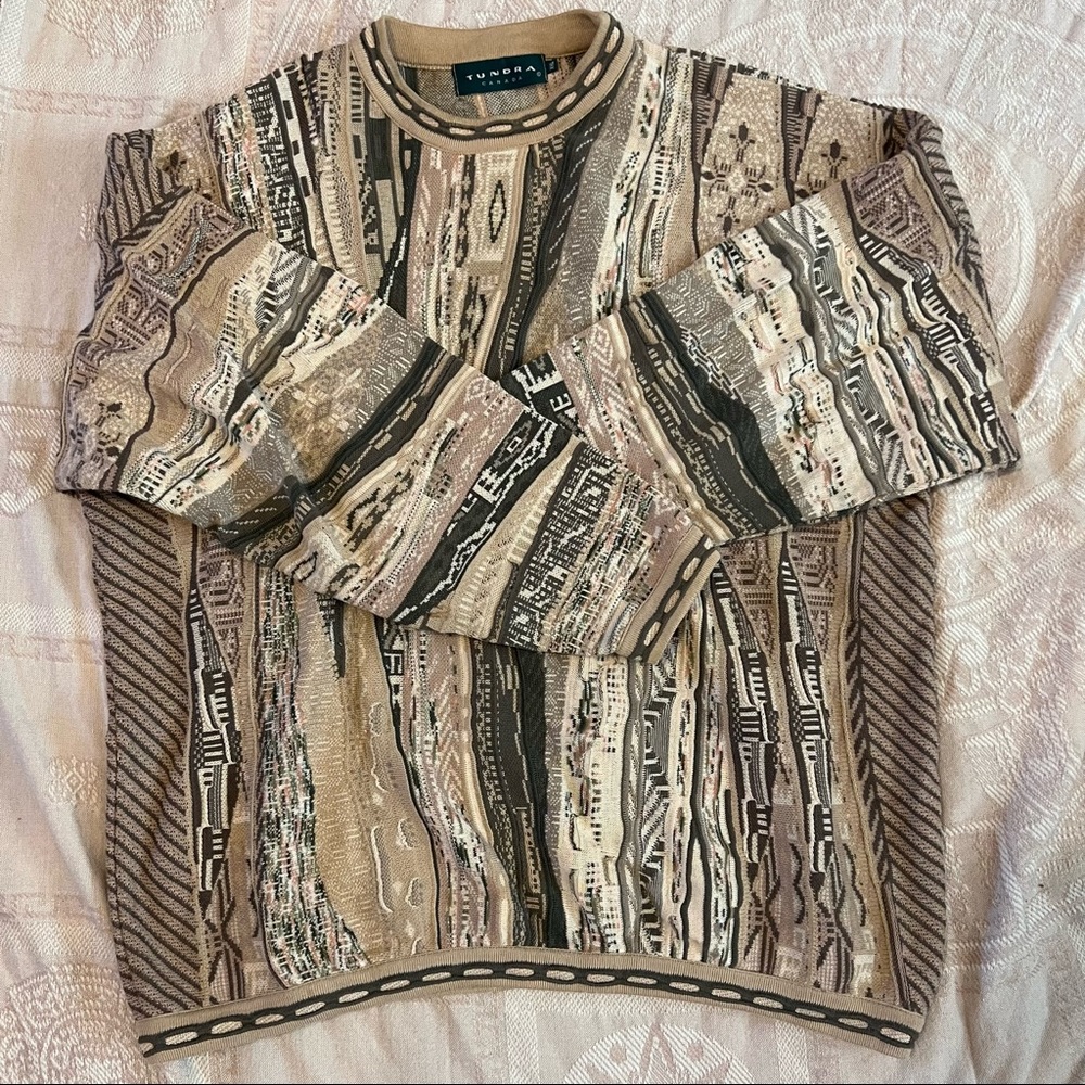 Vintage Coogie Style Textured Sweater from Tundra